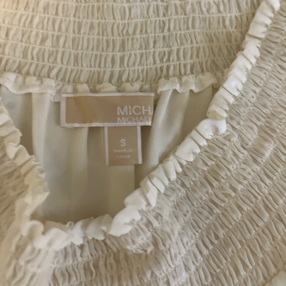 Michael Kors blouse with gold dots size small - Picture 5 of 5